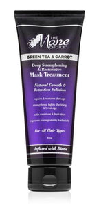 The Mane Choice Green Tea & Carrot Deep Strengthening & Restorative Mask Treatment