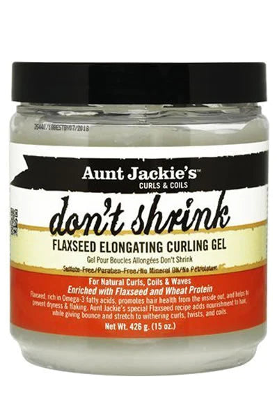 Aunt Jackie's Don't Shrink Flaxseed Elongating Curling Gel