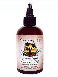 Sunny Isle Jamaican Castor Oil Organic Pimento Oil with Black Castor Oil
