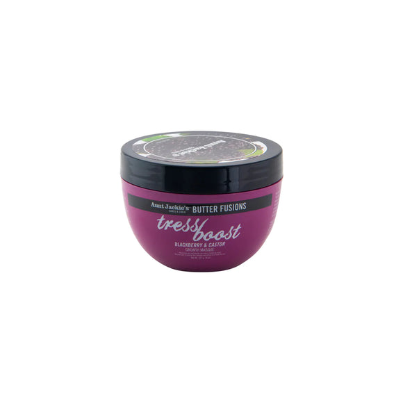Aunt Jackie's Butter Fusion Tress Boost Blackberry & Castor Growth Masque